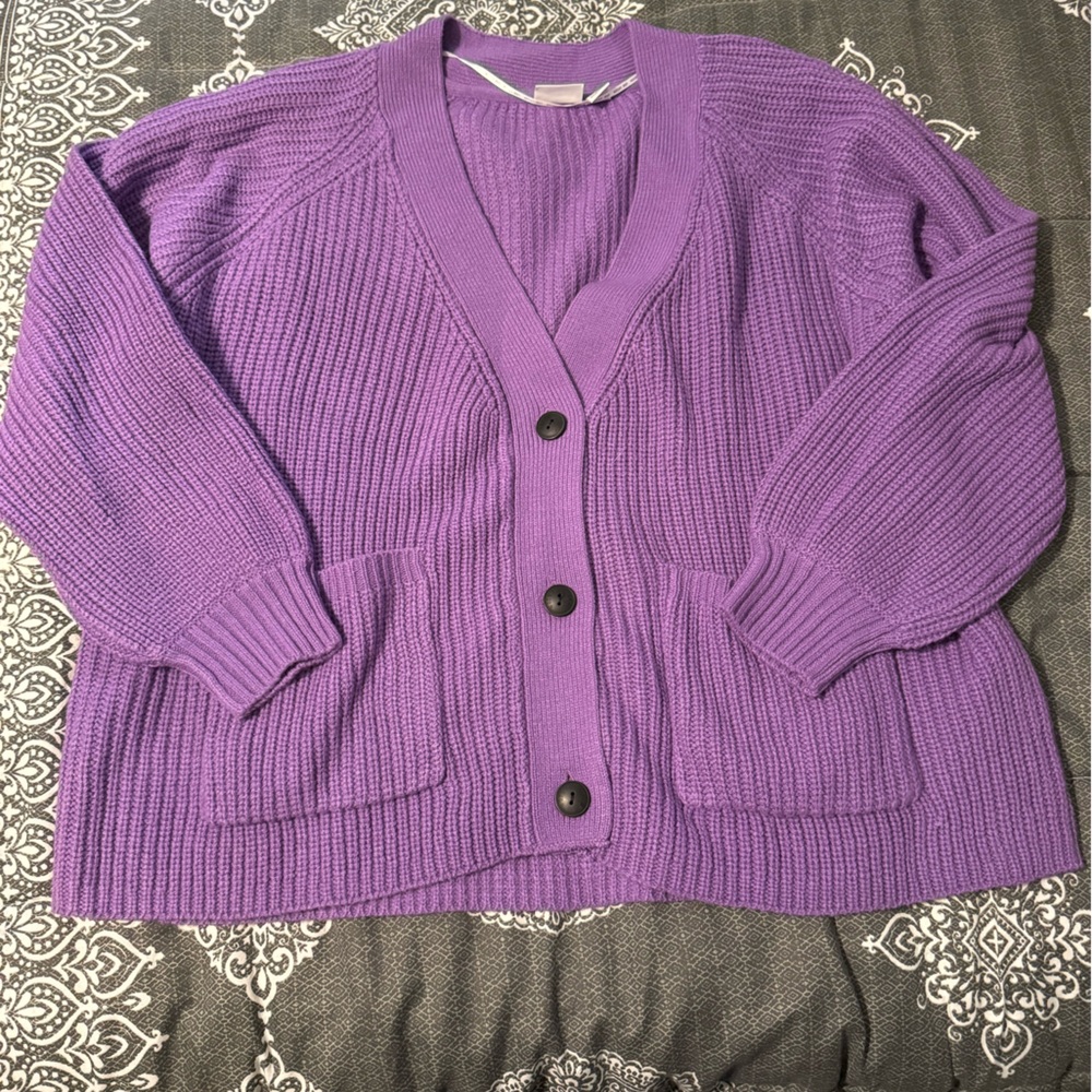 Noisy may Purple Women's Cardigan